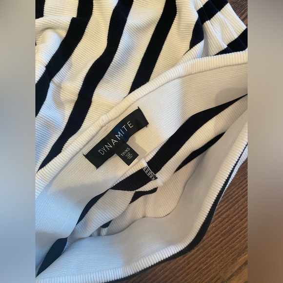 Dynamite ribbed striped maxi skirt size XS - Picture 4 of 5